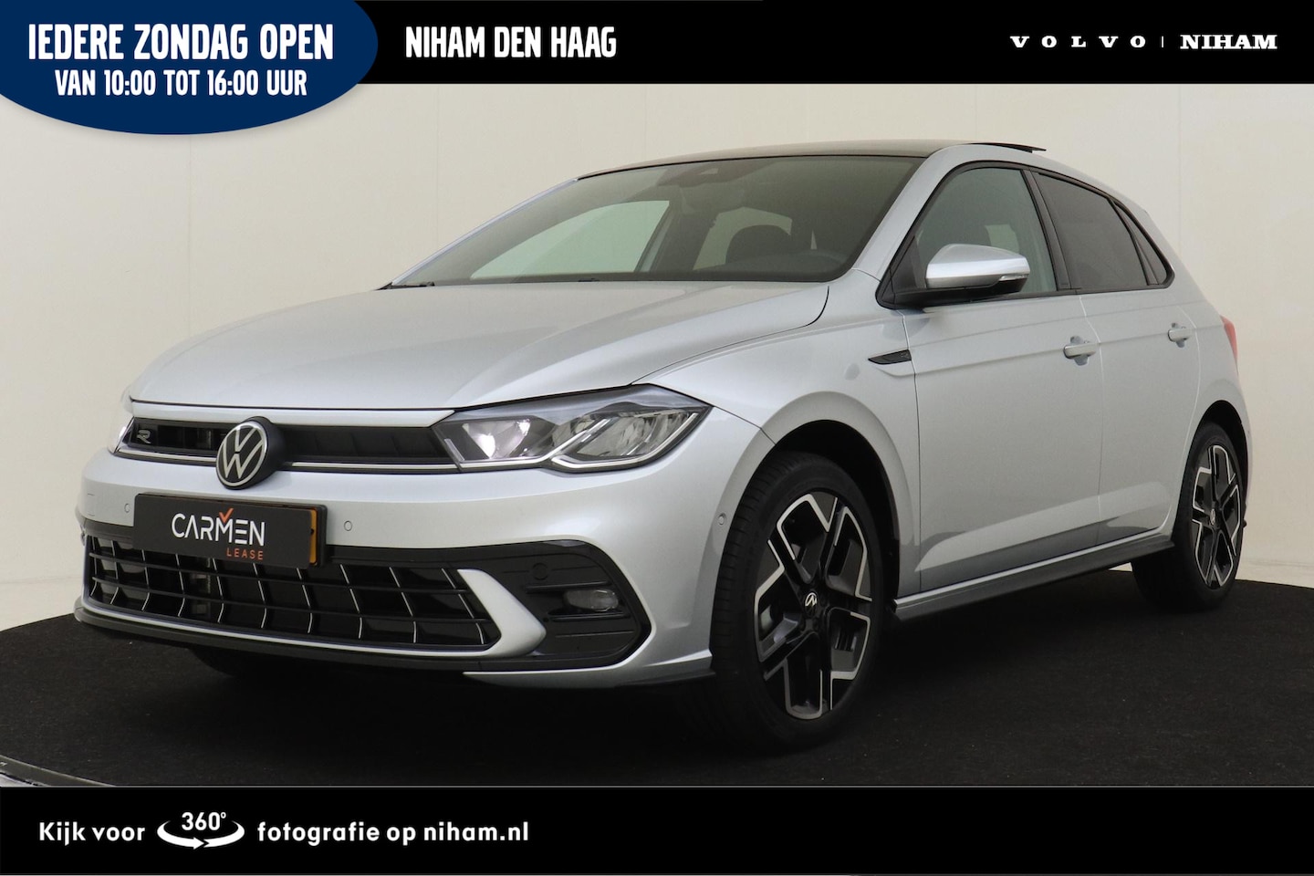 Volkswagen Polo - 1.0 TSI R-LINE EDITION -PANO.DAK|KEYLESS|CARPLAY|STOELVERW.|DODEHOEK|PARKEERASST.|PRIVACY. - AutoWereld.nl
