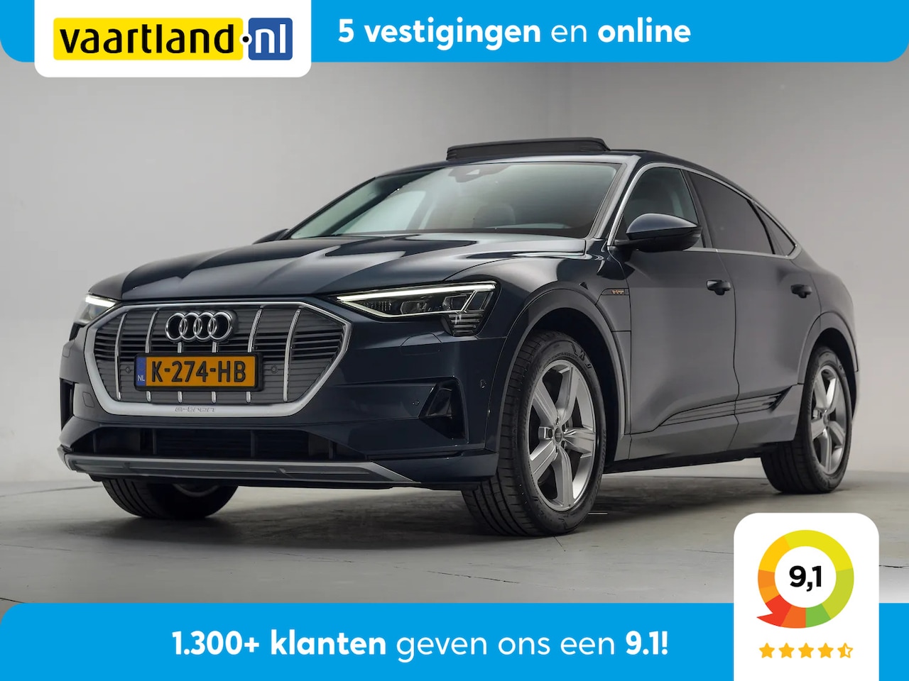 Audi e-tron Sportback - 50 quattro Business Edition+ [ Panorama Apple/Android Camera Leder Stoelverwarming ] - AutoWereld.nl