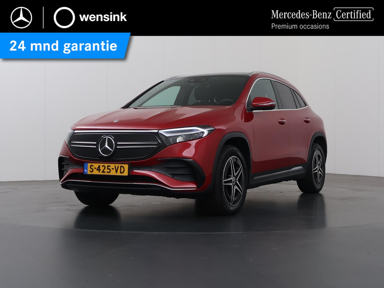 Mercedes-Benz EQA - 250 AMG Line 67 kWh | Panoramadak | Trekhaak | Stoelverwarming | Sfeerverlichting | Parkee - AutoWereld.nl