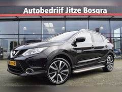 Nissan Qashqai - 1.6 164pk Tekna Panoramadak | Zwart Leder | LED | Full Map Navi | 360°Camera | Volledig On
