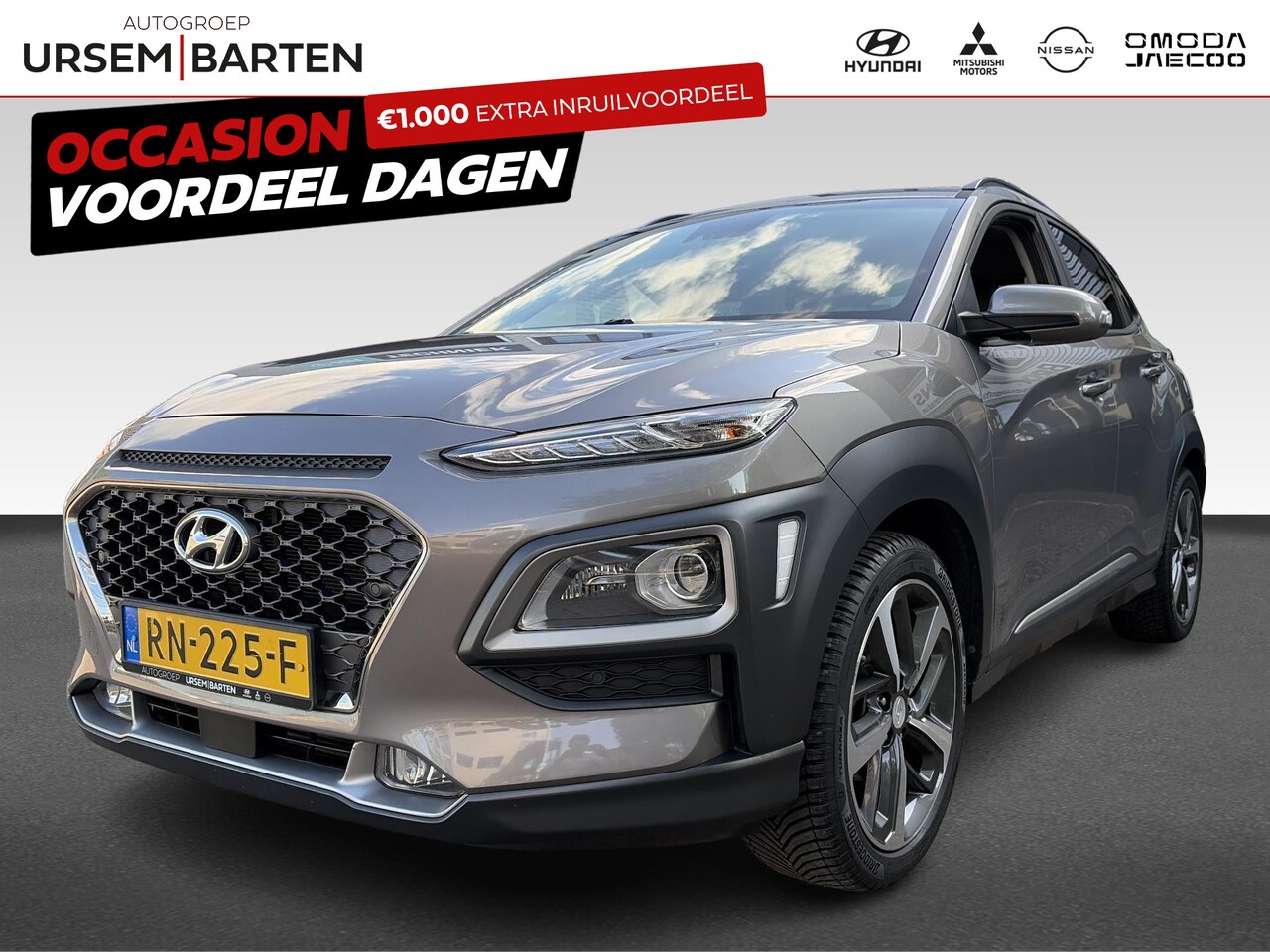 Hyundai Kona - 1.0T Premium | Achteruitrij assistent | Achteruitrijcamera | Airco (automatisch) - AutoWereld.nl