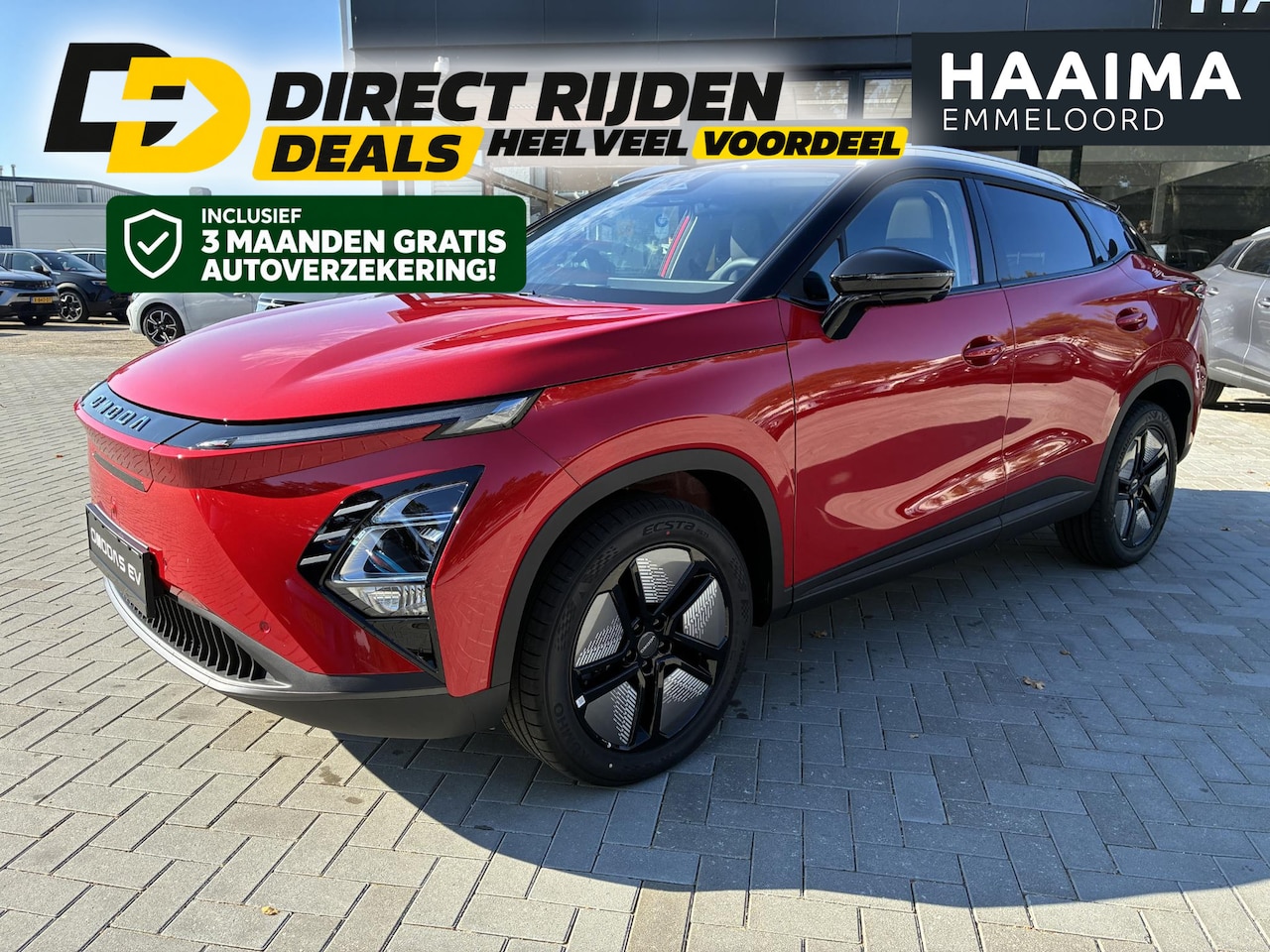 Omoda 5 - EV Premium 61 kWh | Climate control | Leder | Elektrisch glazen schuif-/kanteldak | Camera - AutoWereld.nl