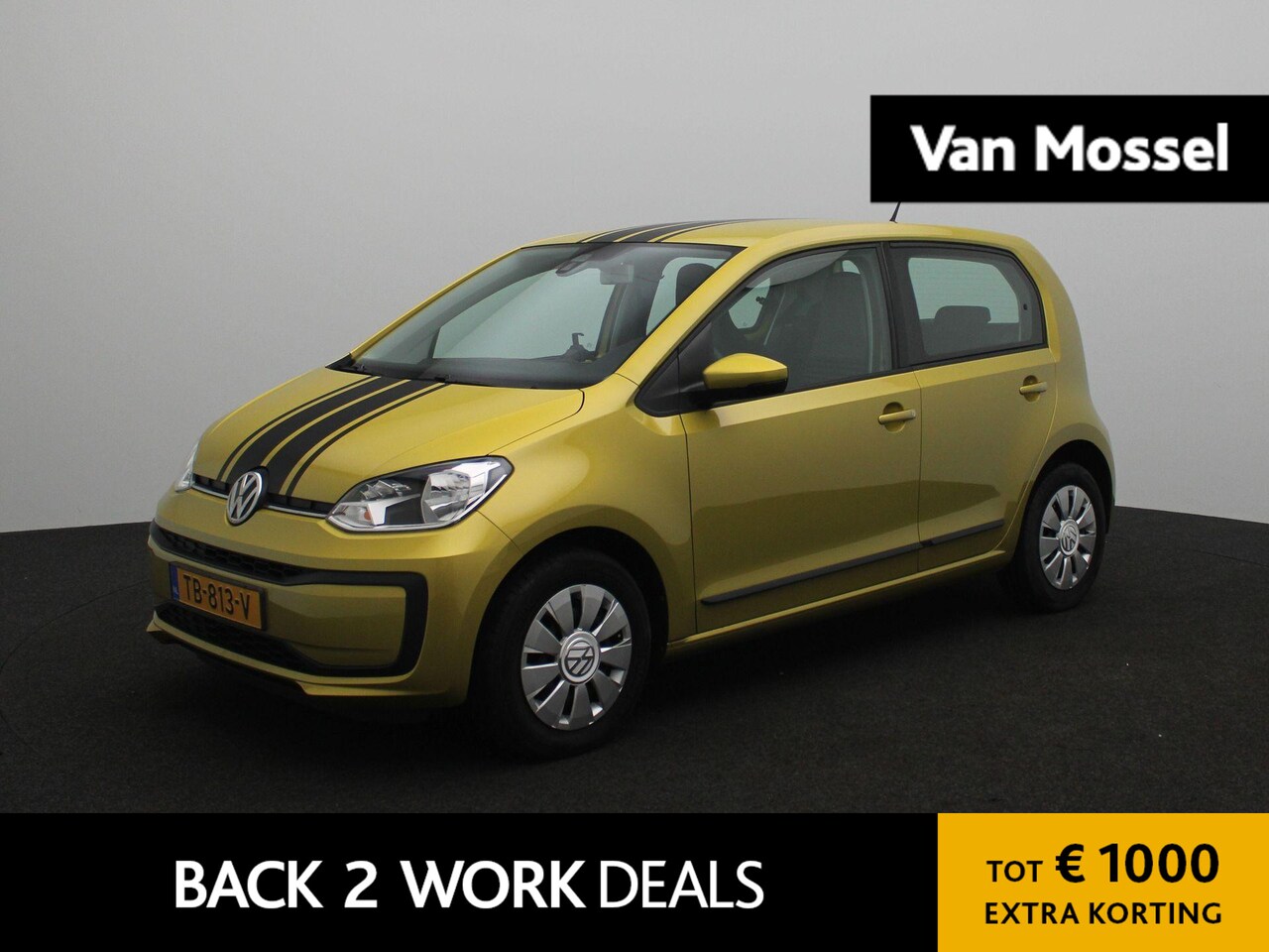 Volkswagen Up! - 1.0 BMT move up! | Airco | Bluetooth | Verwarmbare Buitenspiegels | Automatische Verlichti - AutoWereld.nl