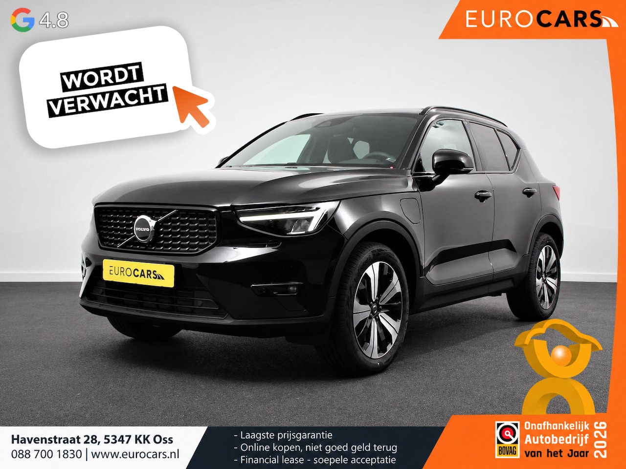 Volvo XC40 - 1.5 T5 Plug-in hybrid Ultimate Dark Electrische Glazen Panorama dak Navigatie Dab Led Adap - AutoWereld.nl