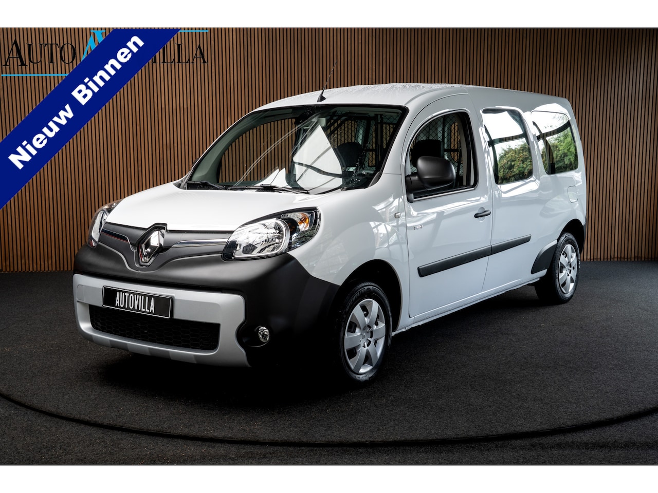 Renault Kangoo - Z.E. 33 Maxi Aut. Airco Leer Schuifdeur 1e Eigenaar BTW auto - AutoWereld.nl