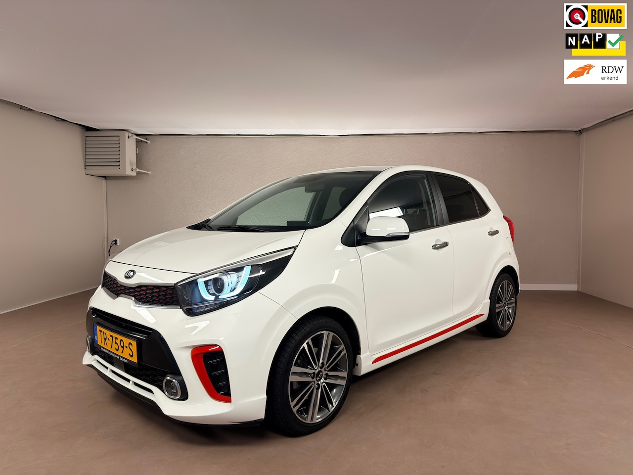 Kia Picanto - 1.0 T-GDI GT-Line Camera, leder, Stoelverwarming, cruise control - AutoWereld.nl