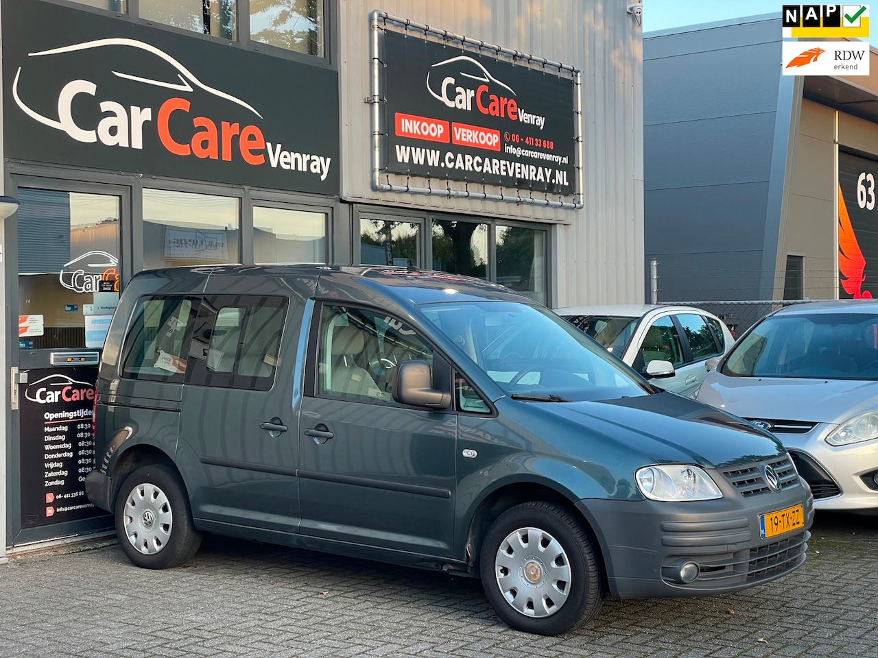 Volkswagen Caddy - 1.9 TDI Optive Comfort 5p. APK10-2027 AIRCO AUTOMAAT NAP CRUISECONTROLE - AutoWereld.nl