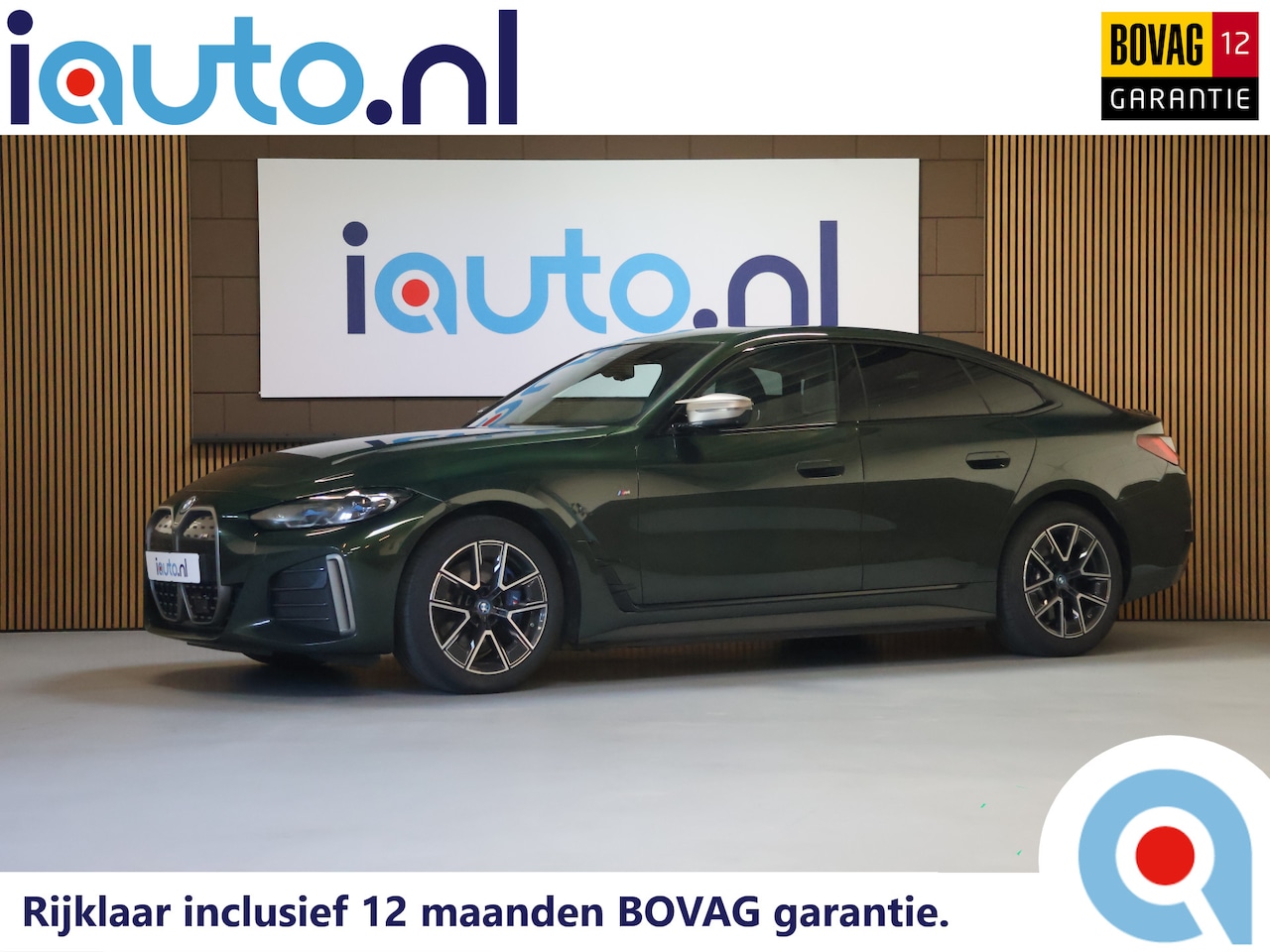 BMW i4 - M50 84 kWh Laserlight/HUD/Keyless/360° Camera/ACC/Shadow Line/18" M Velgen - AutoWereld.nl