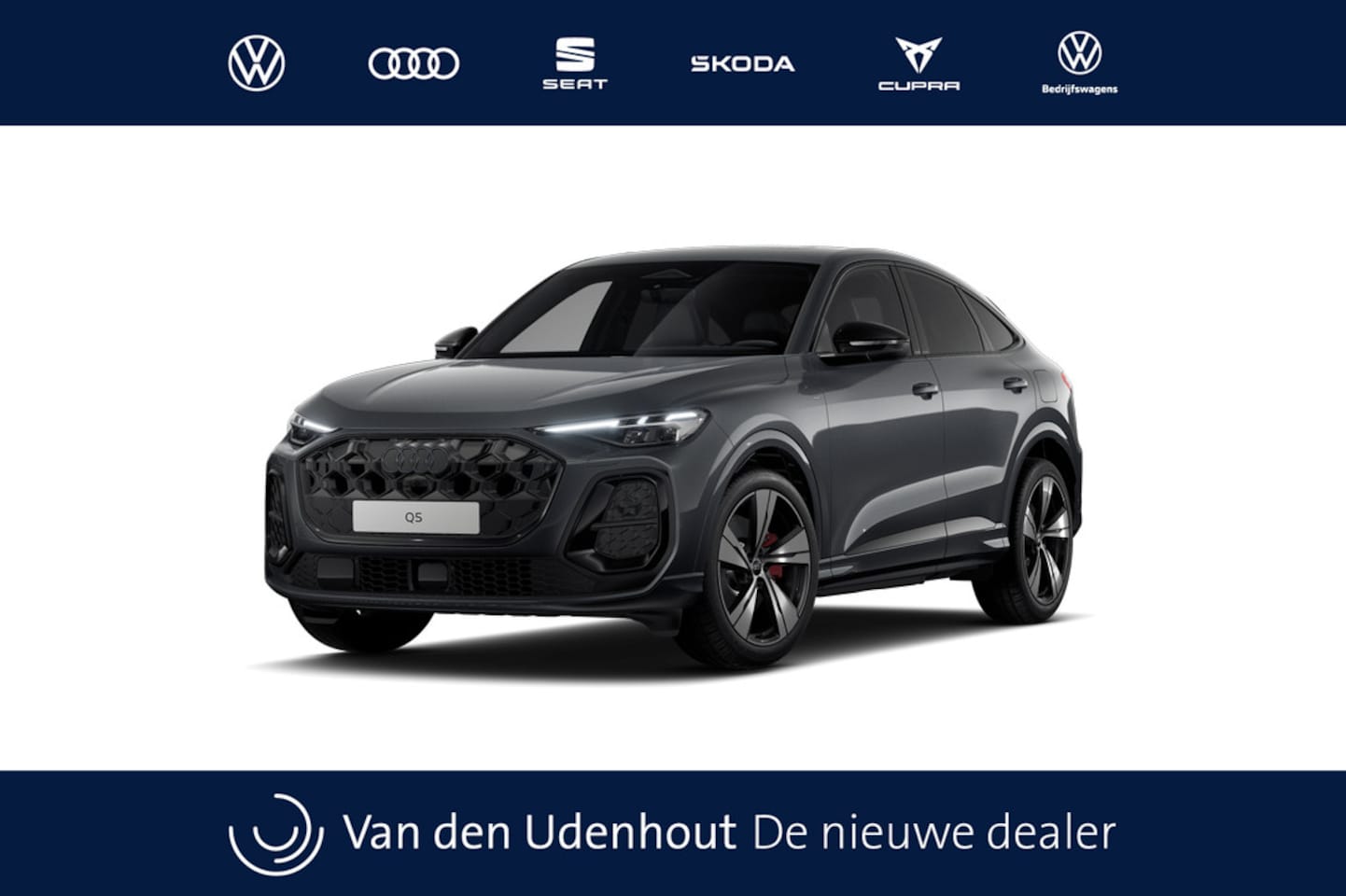 Audi Q5 Sportback - e-hybrid quattro 367 S tronic S edition Competition | Audi virtual cockpit | Hemelbekledin - AutoWereld.nl