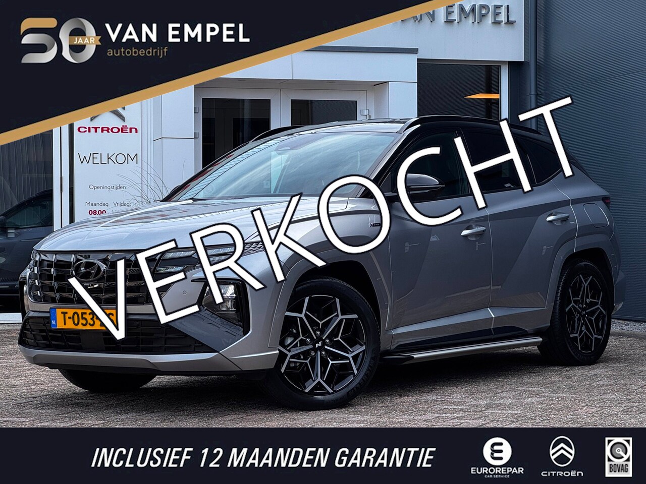Hyundai Tucson - 1.6 T-GDI PHEV N Line 4WD | 98% SOH | Trekhaak | NL-Auto | 360 Camera | Stoelverwarming + - AutoWereld.nl