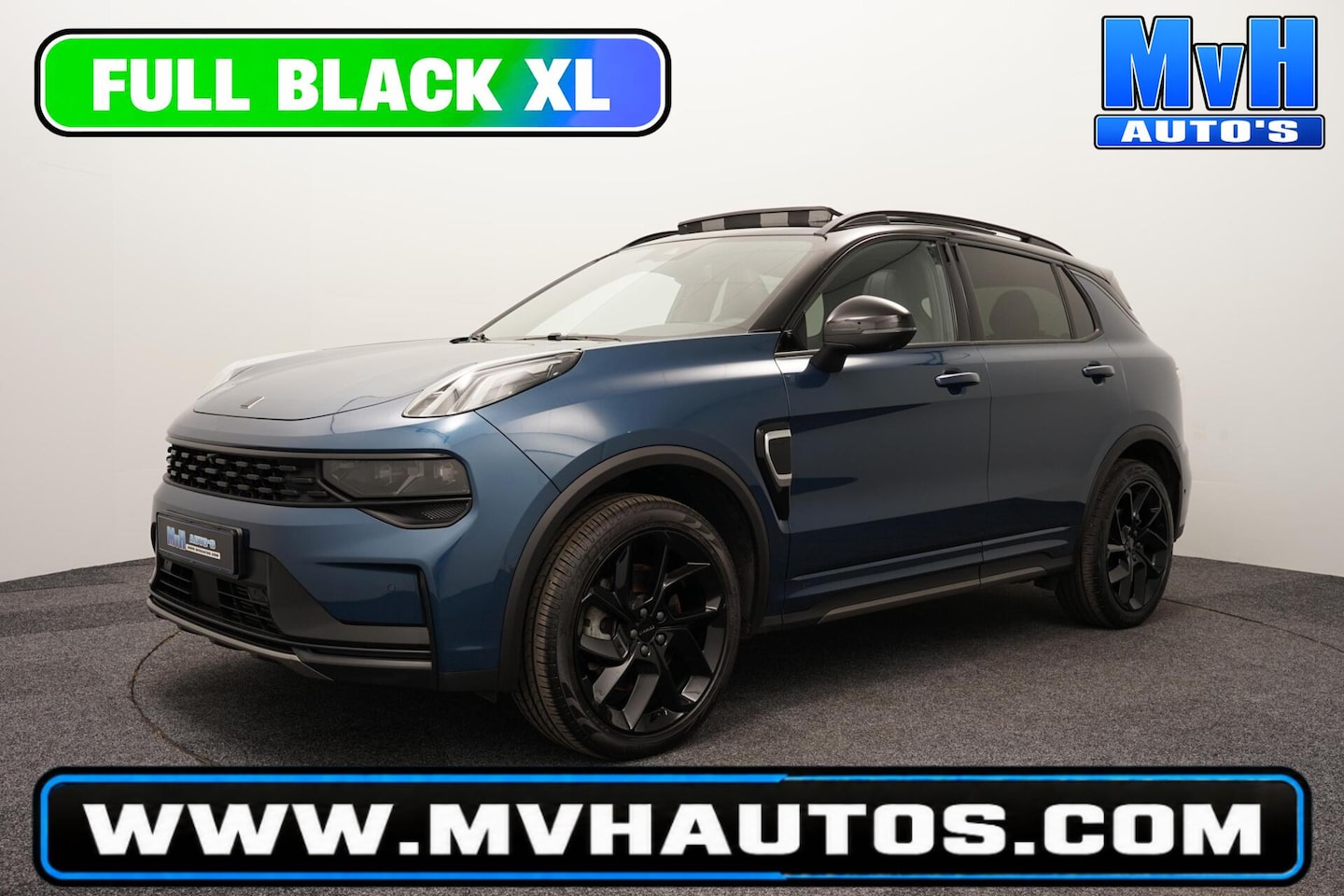 Lynk & Co 01 - 1.5 PHEV|FULL BLACK XL|ZWARTE.HEMEL|SOH95% - AutoWereld.nl
