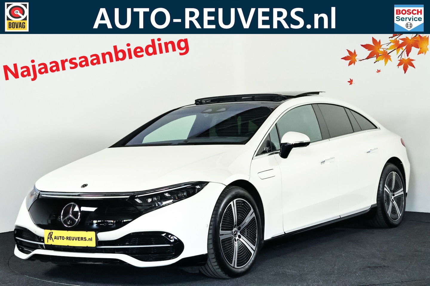 Mercedes-Benz EQS - 580 4MATIC Luxury Line 108kWh Panorama / Opendak / Leder / Vitual Cockpit - AutoWereld.nl