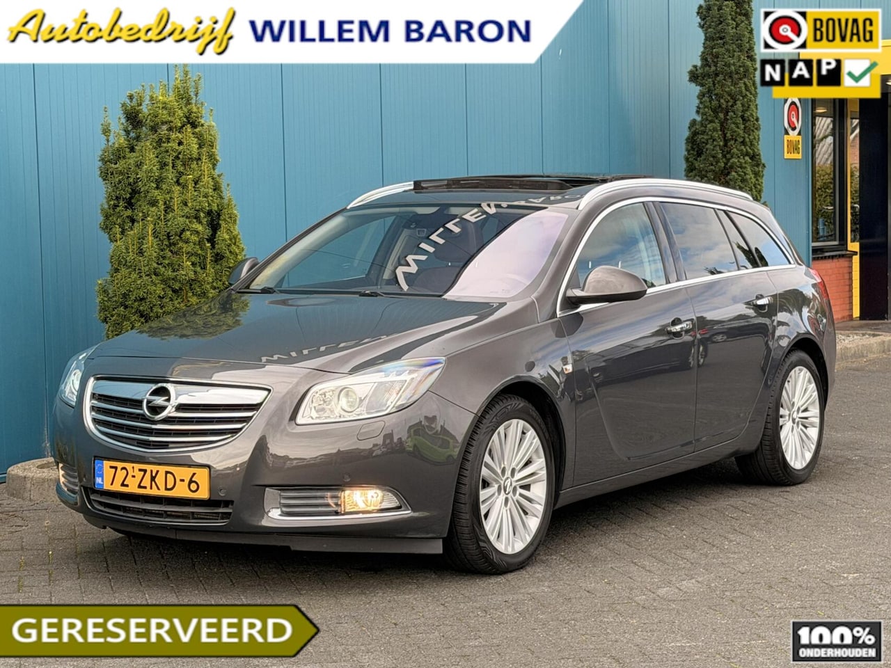 Opel Insignia Sports Tourer - 1.4 T EcoFLEX Cosmo PANO | TREKH | STOEL.ELEK | STOELVERW | ELEK.A.KLEP | XENON | PDC | NA - AutoWereld.nl