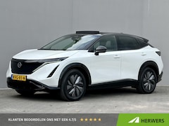 Nissan Ariya - e-4ORCE Evolve 91 kWh 4WD / 306 PK / Leder / 1.500 kg Trekgewicht / Warmtepomp / 10 jaar M