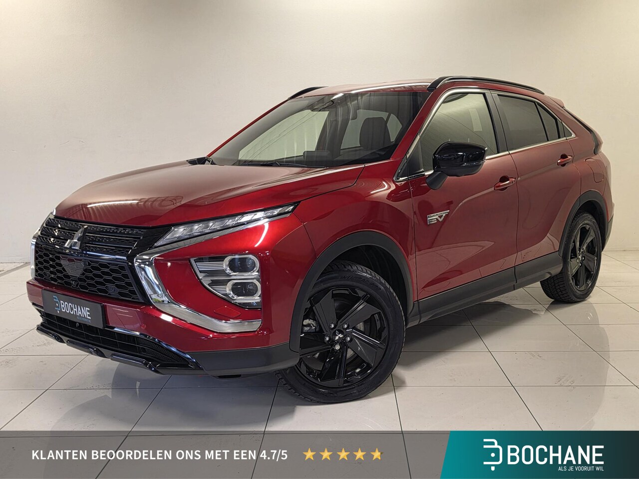 Mitsubishi Eclipse Cross - 2.4 PHEV Black Edition | Navigatie  | 360º Camera | Stoel en stuurverwarming | - AutoWereld.nl