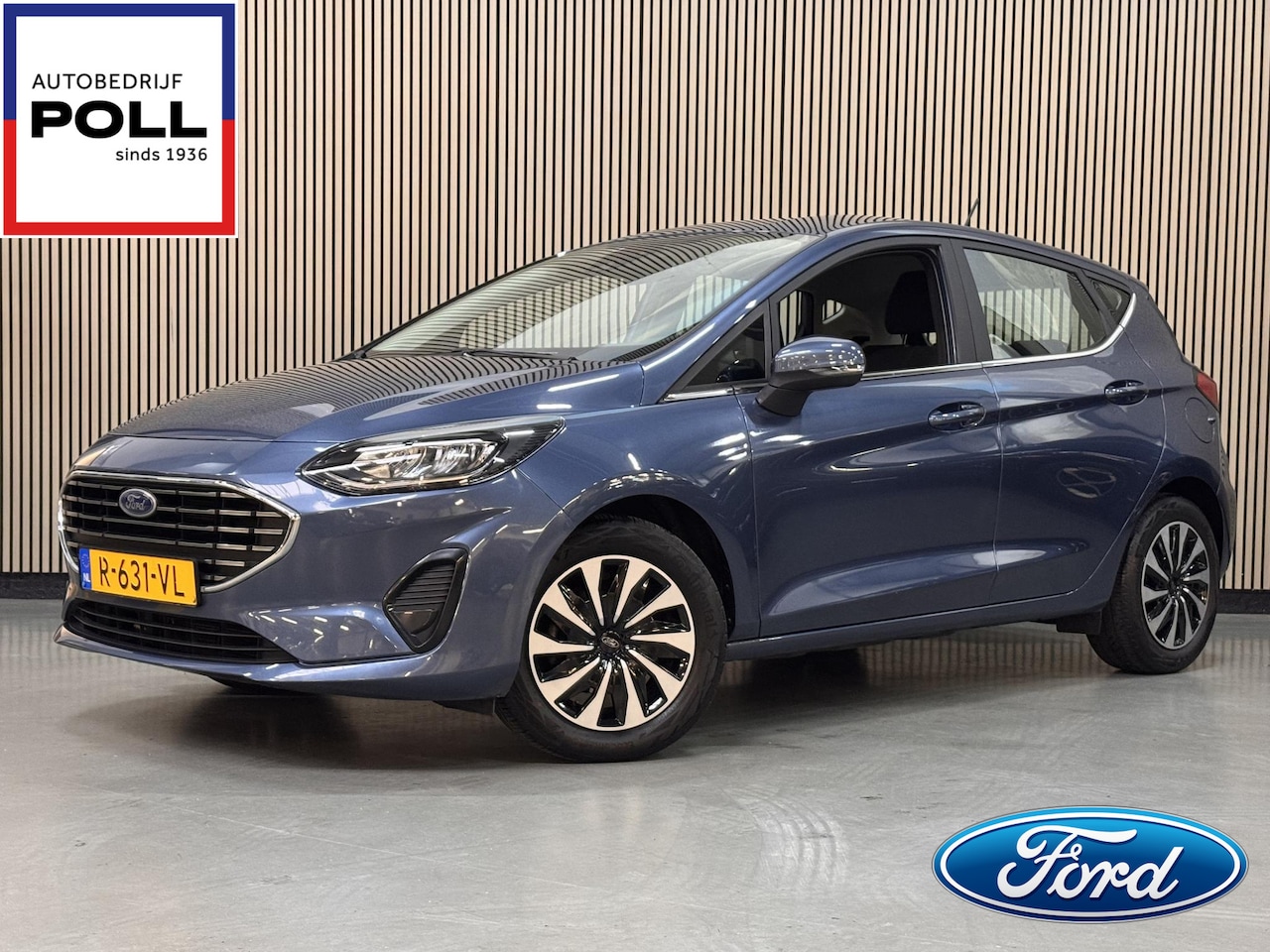 Ford Fiesta - 125pk Eco Hybrid Titanium Navi Climat Cruise control Parkeersensoren Dealeronderhouden - AutoWereld.nl