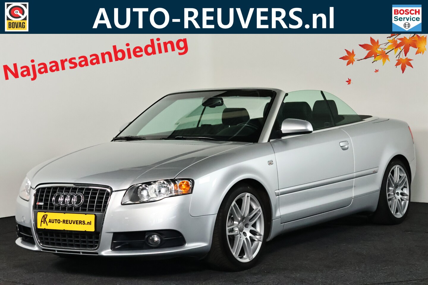 Audi A4 Cabriolet - 3.2 FSI S-Line / Navi / S-Tronic / Cruisecontrol / Clima - AutoWereld.nl