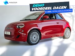 Fiat 500 - -e 42kWh 3+1 118pk Aut PDC CAMERA LMV CARPLAY STOELVERWARMING 3+1 Automaat