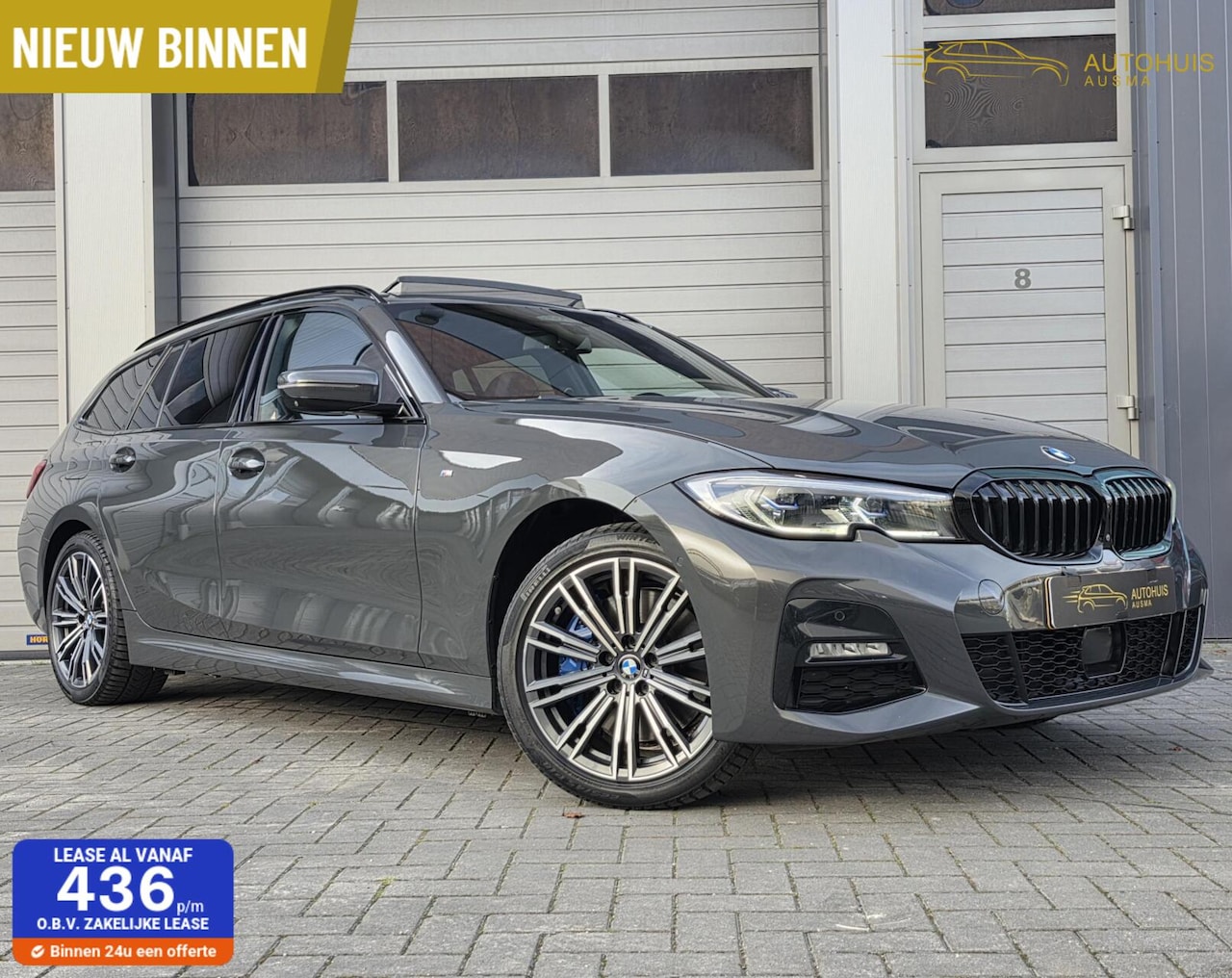 BMW 3-serie Touring - 330e xDrive M-Sport/ACC/Laser/Pano/360/Head-Up/Keyless/Sfeer/Dodehoek/Alcantara/Individual - AutoWereld.nl