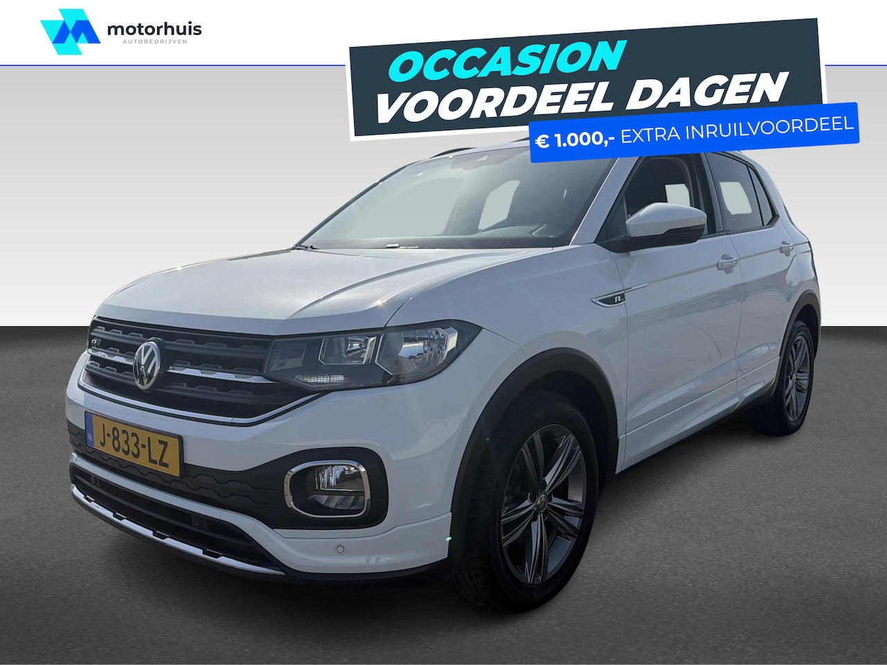 Volkswagen T-Cross - - 1.0 TSI Life R-Line | Boordcomputer | Bots herkenning en activatie | DAB ontvanger - AutoWereld.nl