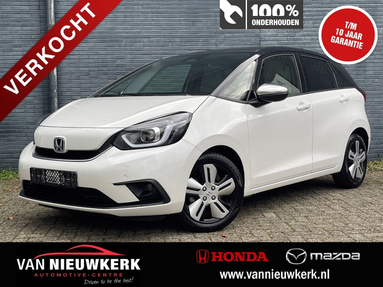 Honda Jazz - 1.5 i-MMD 109pk Hybrid Automaat Executive | Navi & Carplay | Blindspot | Stoel & Stuurverw - AutoWereld.nl