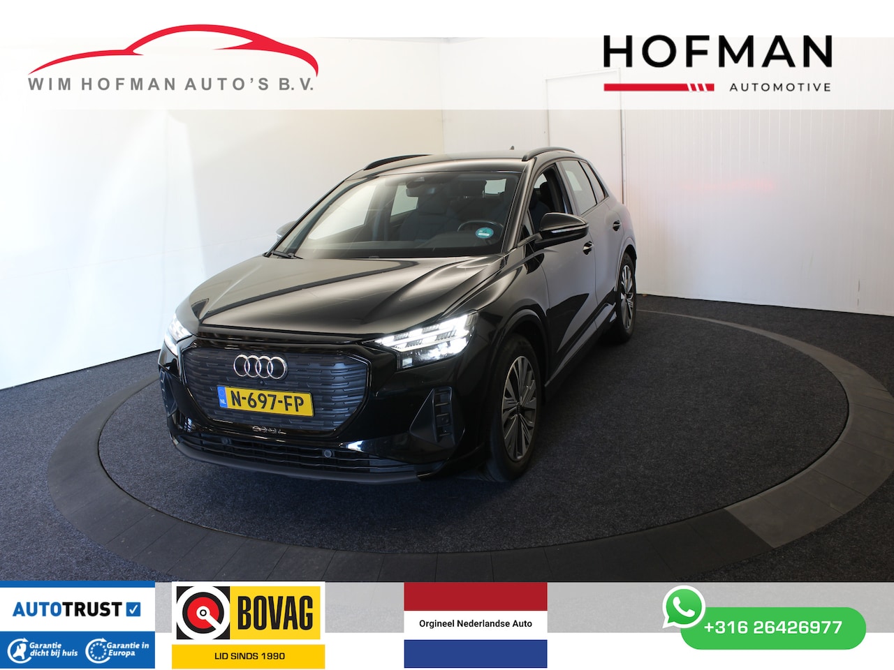 Audi Q4 e-tron - 40 Launch edition Advanced 77 kWh Camera El aKlep+Trekh - AutoWereld.nl