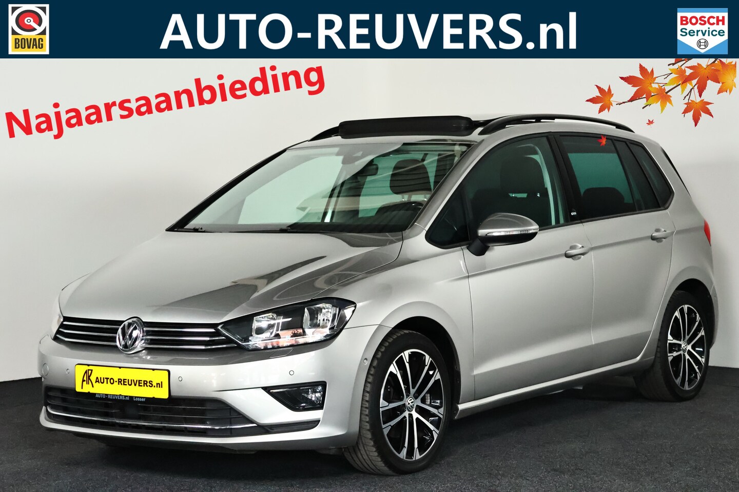 Volkswagen Golf Sportsvan - 1.4 TSI Sound / Opendak / ACC / DSG / CarPlay / Cam - AutoWereld.nl
