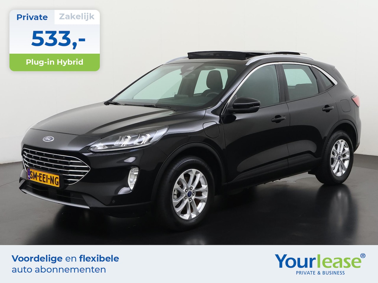 Ford Kuga - 2.5 PHEV Titanium | All-in 533,- Private Lease | Direct uit voorraad - AutoWereld.nl