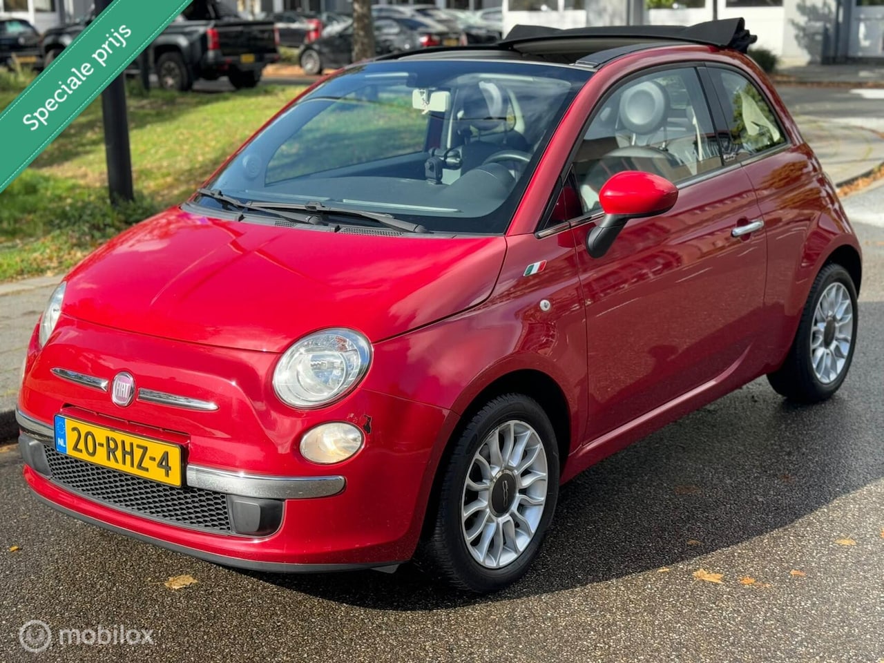 Fiat 500 C - 1.2 Cabrio |OPEN DAK | LEDER | FULL OPTIE | 138DKM - AutoWereld.nl