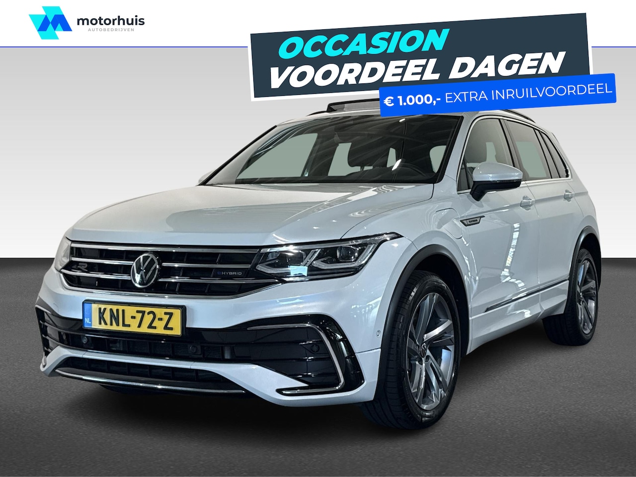 Volkswagen Tiguan - 1.4 TSI eHybrid PHEV 2X R-LINE 245PK PANO VIRTUAL FULL LED TREKHAAK - AutoWereld.nl
