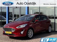 Ford Fiesta - 1.0 EcoBoost Titanium 100pk Trekhaak Adaptieve Cruise Camera Verwarmde Voorruit Navi B&O P