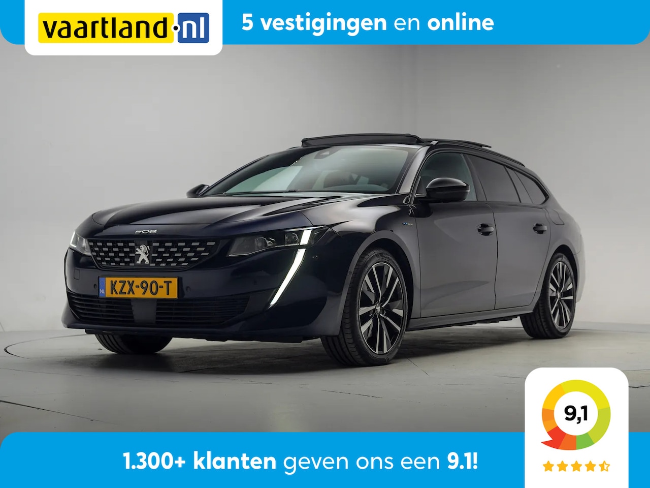 Peugeot 508 SW - 1.6 HYbrid GT Line Aut [ Panorama Trekhaak Stoelverwarming ] - AutoWereld.nl