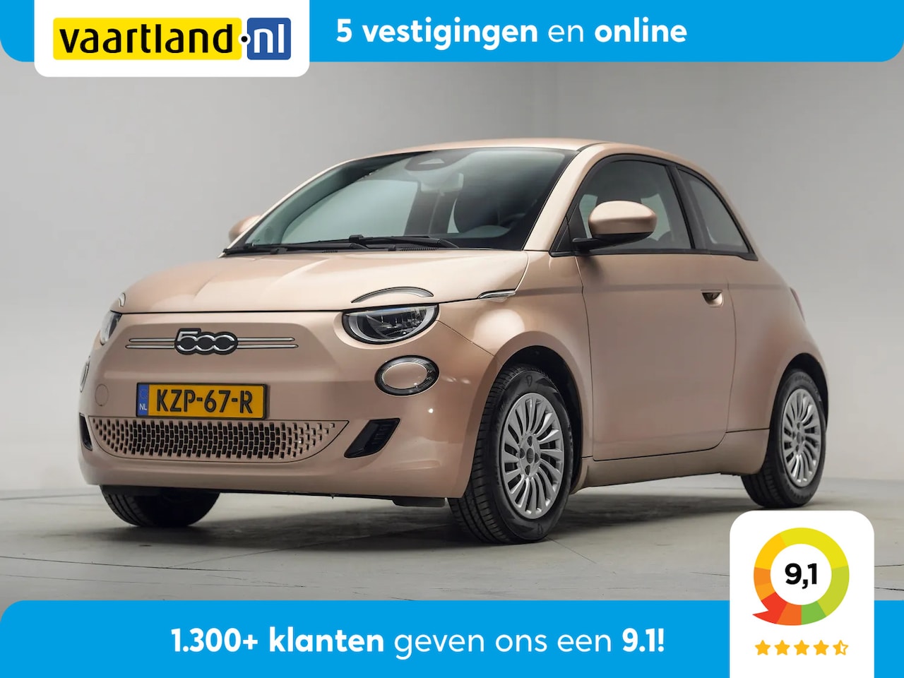 Fiat 500e - 42kwh [ Apple/Android Clima PDC ] - AutoWereld.nl