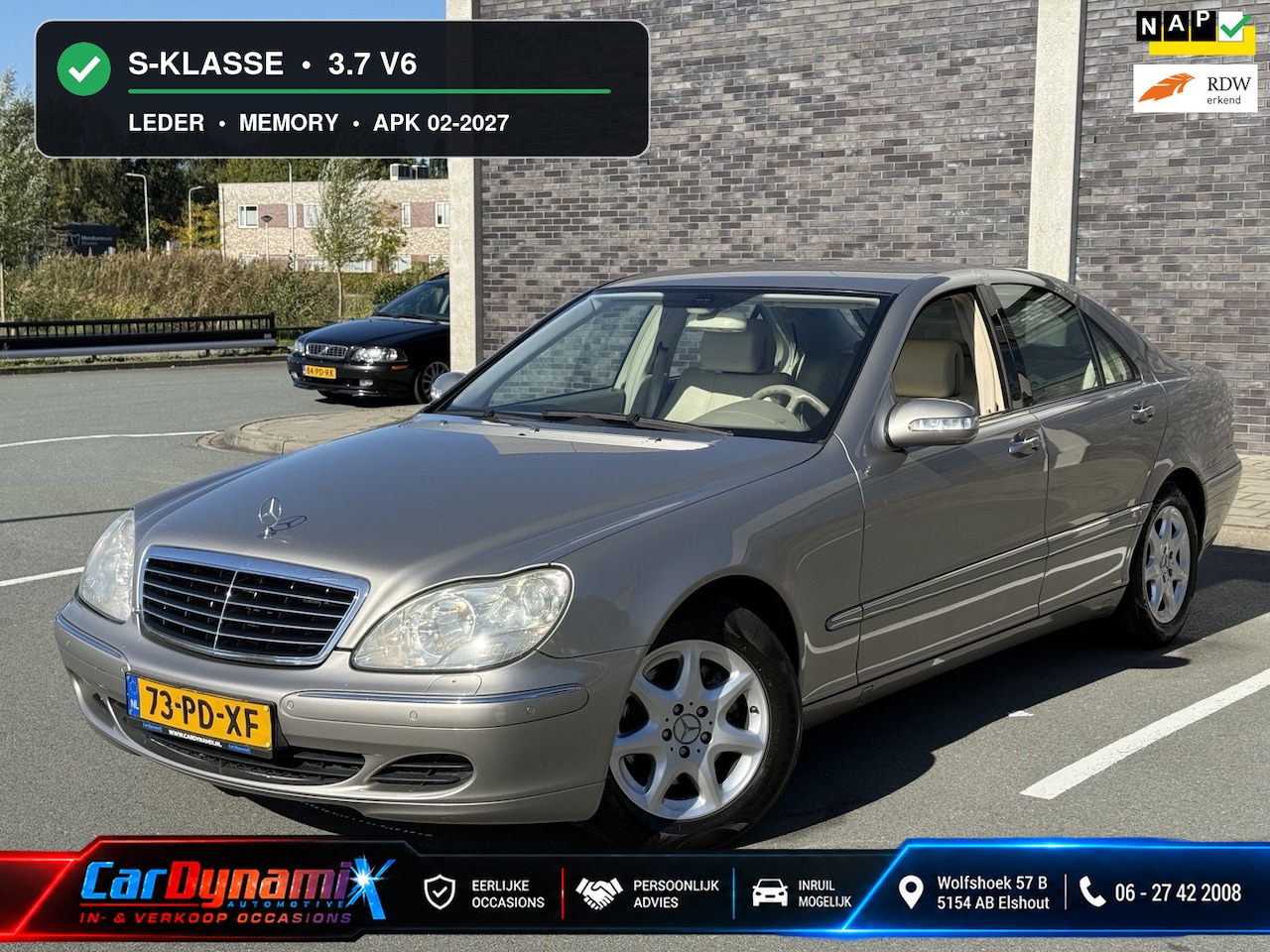 Mercedes-Benz S-klasse - 350 4-Matic | Leer | Memory | Navi | APK 2027 - AutoWereld.nl