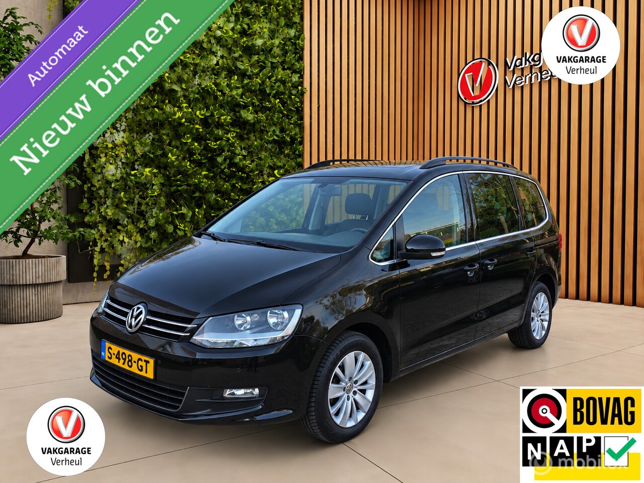 Volkswagen Sharan - 1.4 TSI ✅150Pk ✅Automaat ✅7 Zit ✅Trekhaak - AutoWereld.nl