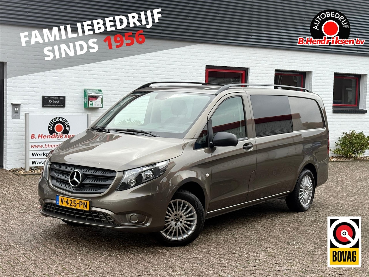 Mercedes-Benz Vito - 116CDI 163PK Lang Comfort/ Dubbele cabine/ Trekhaak/ Camera achter/ Climatronic/ Cruise co - AutoWereld.nl