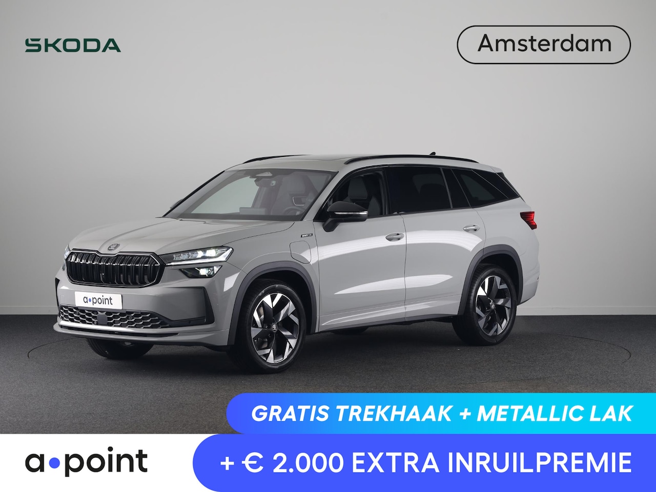Skoda Kodiaq - 1.5 TSI PHEV Sportline Business 204 pk 6 versn. DSG | Panoramdak | Winter Pakket - AutoWereld.nl
