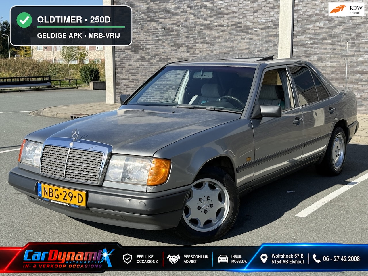 Mercedes-Benz 200-500 (W124) - 250 D | Belasting-vrij | Oldtimerregeling - AutoWereld.nl