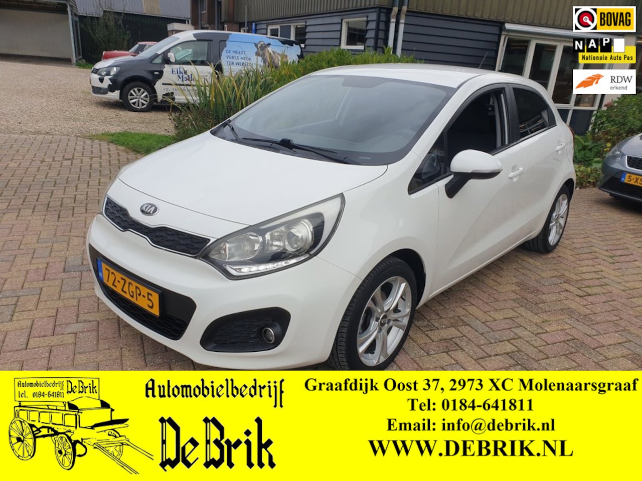 Kia Rio - 1.2 CVVT Plus Pack 1.2 CVVT Plus Pack, navigatie, lichtmetaal, telefoon voorbereid - AutoWereld.nl