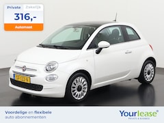 Fiat 500 - 0.9 TwinAir Turbo Lounge Automaat | All-in 316, - Private Lease | Direct uit voorraad