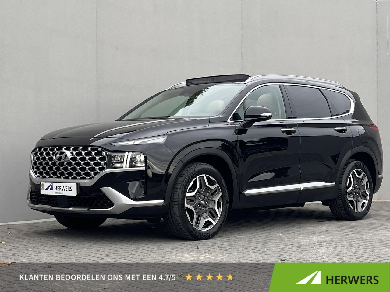 Hyundai Santa Fe - 1.6 T-GDI PHEV Premium Sky 7P / Dealer onderhouden / 7 persoons / Accu SoH 100 % / 1.350 k - AutoWereld.nl