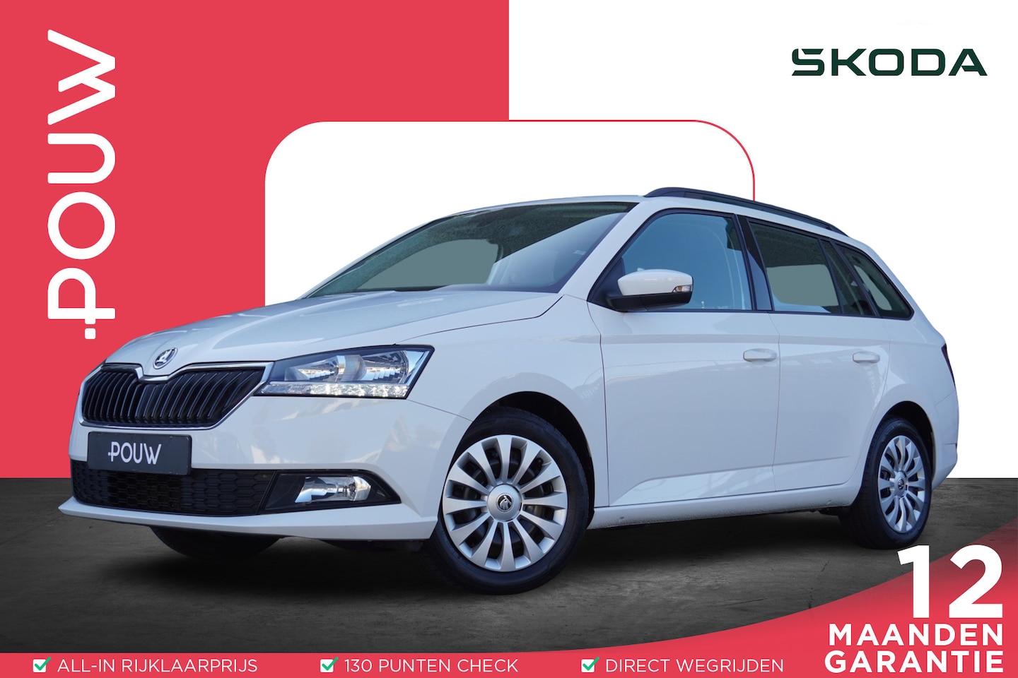 Skoda Fabia Combi - 1.0 TSI 95pk Ambition | Navigatie | PDC Achter | SmartLink - AutoWereld.nl