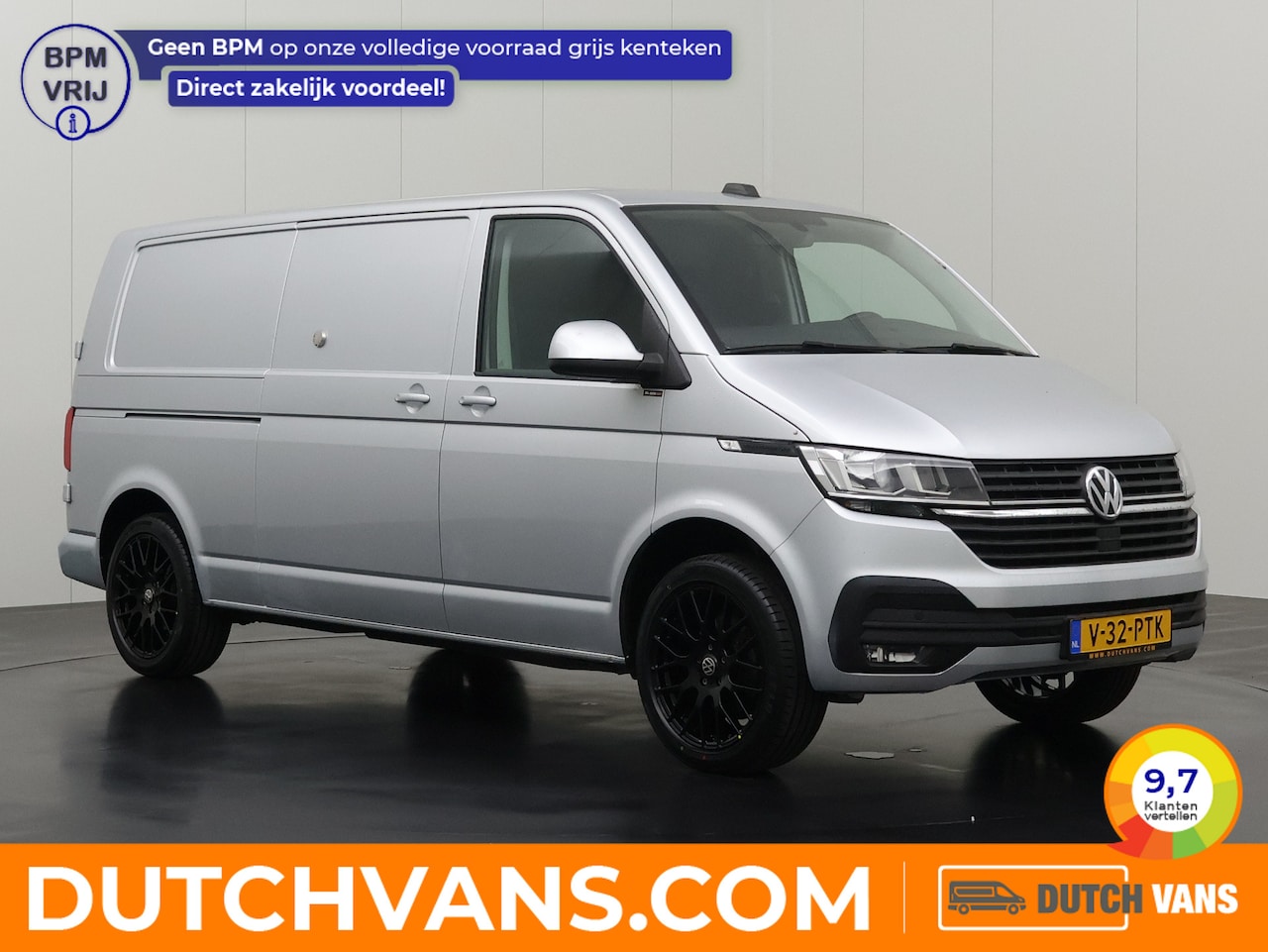 Volkswagen Transporter - 2.0TDi 150PK DSG Automaat Lang Business | Navigatie | Camera | Multimedia | Airco | Cruise - AutoWereld.nl