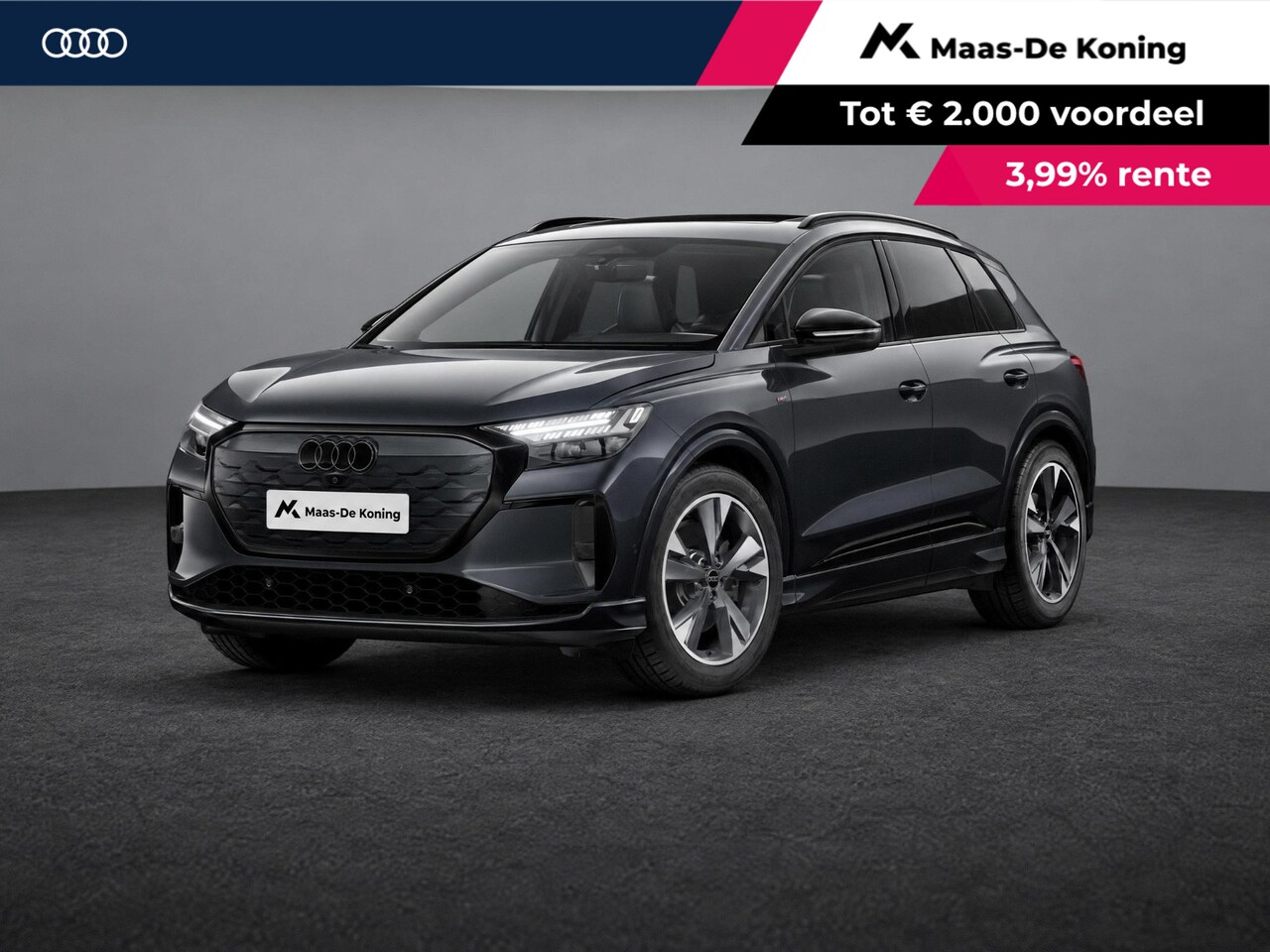 Audi Q4 e-tron - S edition performance 286 PK · Glazen panoramadak · Tech plus · Trekhaak elek. wegklapbaar - AutoWereld.nl