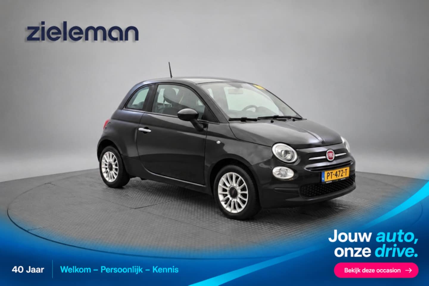 Fiat 500 - 0.9 TwinAir Turbo Popstar - Airco, multifunctioneel Stuur - AutoWereld.nl