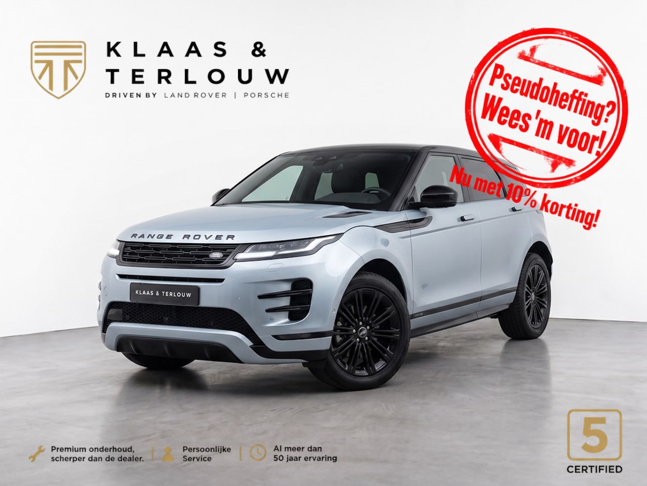 Land Rover Range Rover Evoque - 1.5 P270e PHEV AWD Dynamic SE | Black Pack | Schuifkanteldak | 20'' High Gloss wielen - AutoWereld.nl