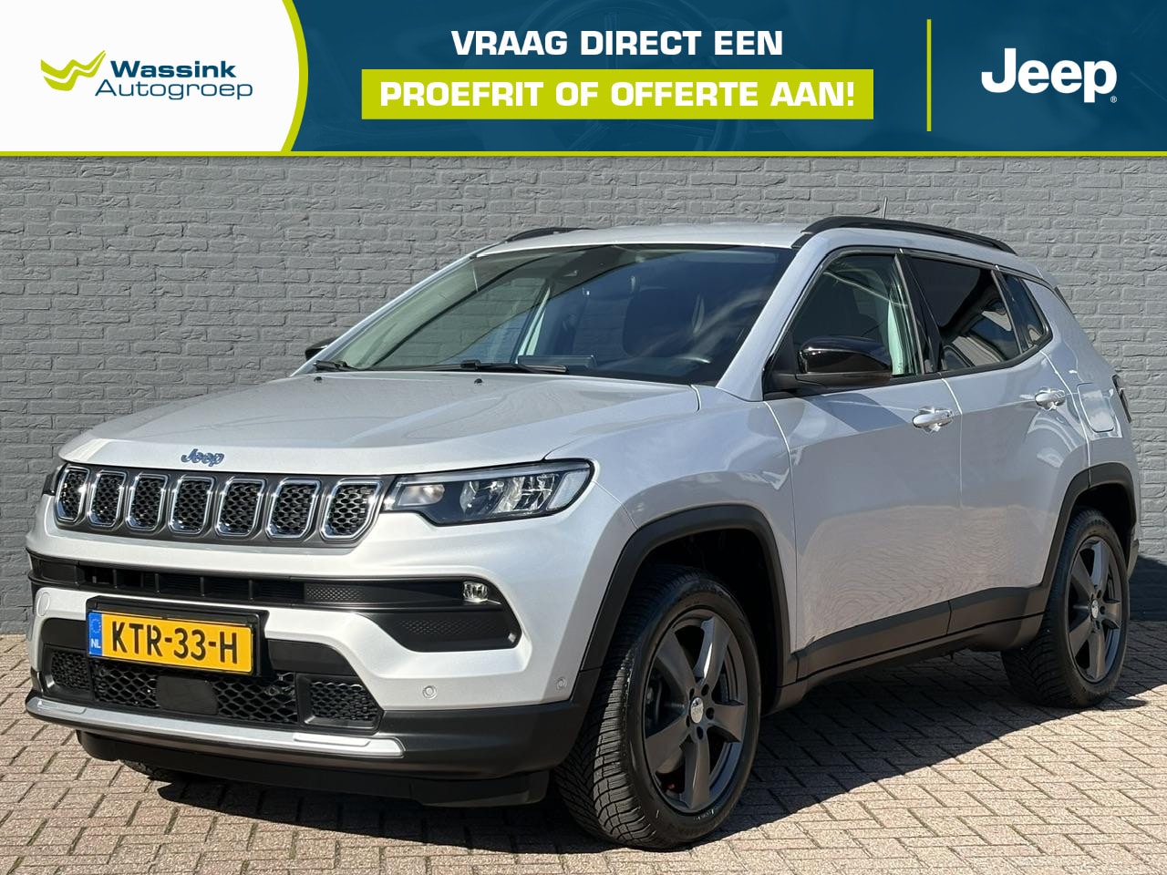 Jeep Compass - 4xe 190 Plug-in Hybrid Electric Night Eagle | Automaat | 4 X 4 | Apple Carplay | Parkeerc - AutoWereld.nl