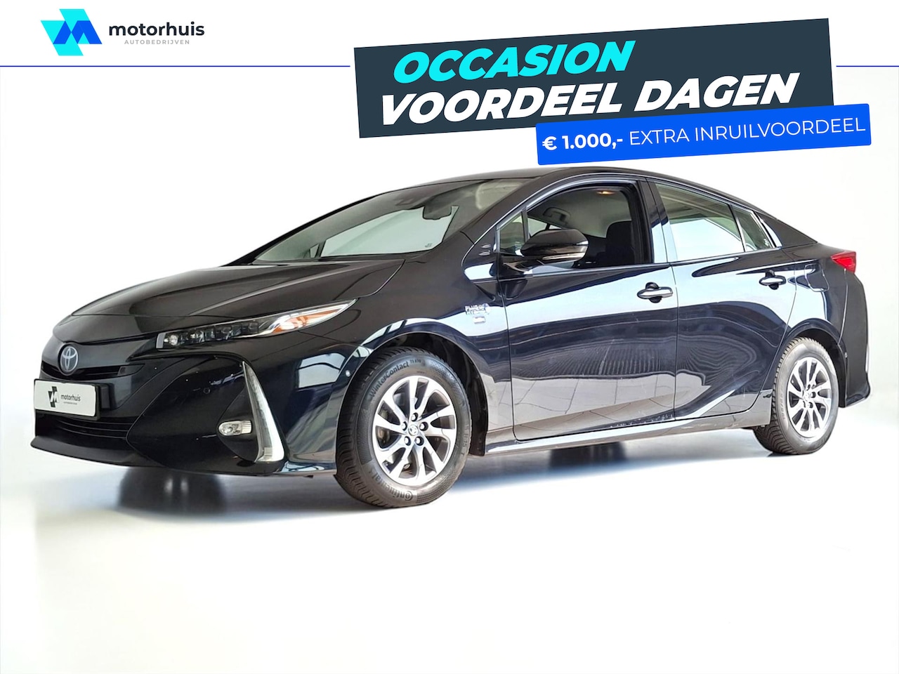 Toyota Prius - 1.8 Plug-in Hybrid 122PK Executive AUTOMAAT HUD NAVI LED CAMERA STOELV - AutoWereld.nl