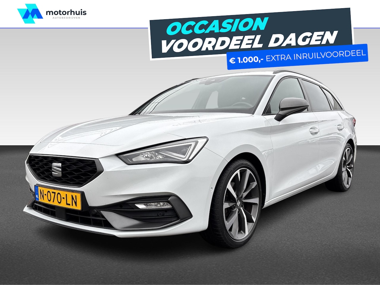 SEAT Leon Sportstourer - 1.0 eTSI 110pk DSG-7 FR Business Intense Automaat - AutoWereld.nl