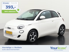 Fiat 500 C - Passion 42 kWh | All-in 393, - Private Lease | Direct uit voorraad